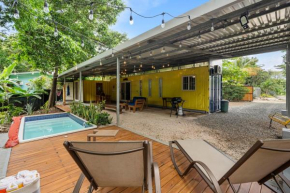 Unique Container Home with Private Pool and Deck